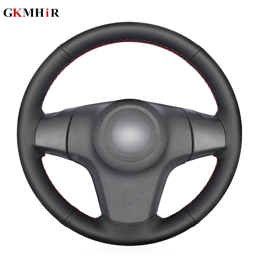 Искусственная кожа черный чехол рулевого колеса автомобиля для Chevrolet Niva 2009 2017 (3