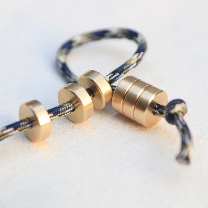 20 г Светящиеся бусины Begleri игрушка-Непоседа ручной работы зеленый синий свет ручной браслет палец EDC Spinner Спортивная Успокаивающая игрушка глина Stome - Цвет: Gold Ring