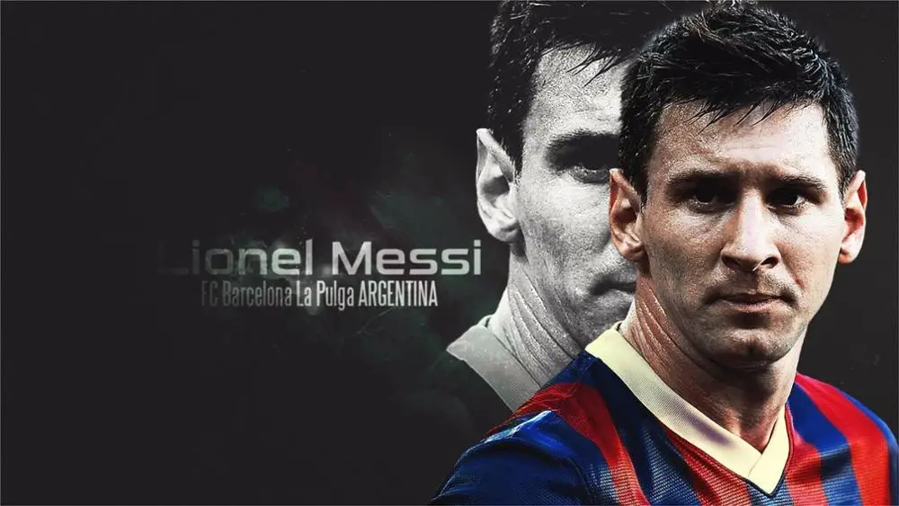Месси Barcelona Football футбол лучший игрок шелк постер декоративная стена краска 24x36
