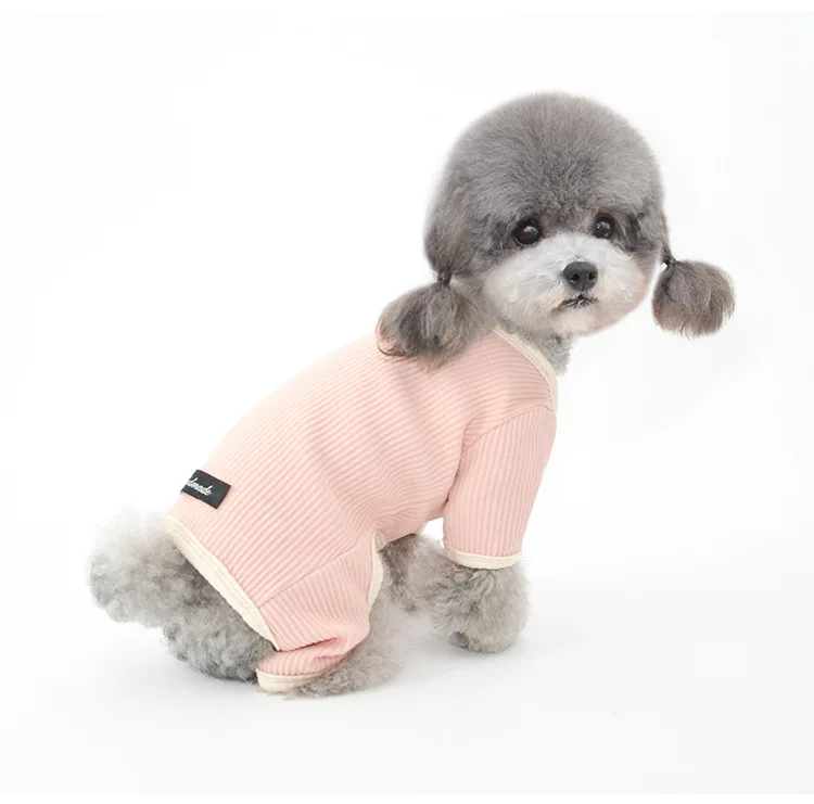 Пижама для собак осень зима собака четыре ноги розовый синий Цвета одежда