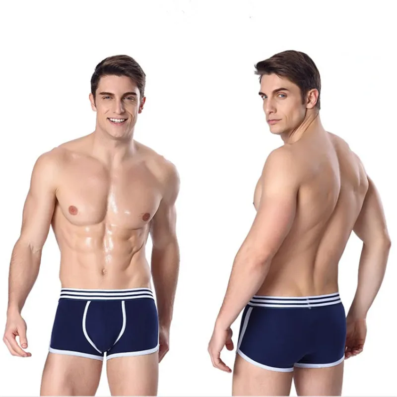 5 шт./пакет без коробки мужские хорошая эластичность трусов в Черный и белый