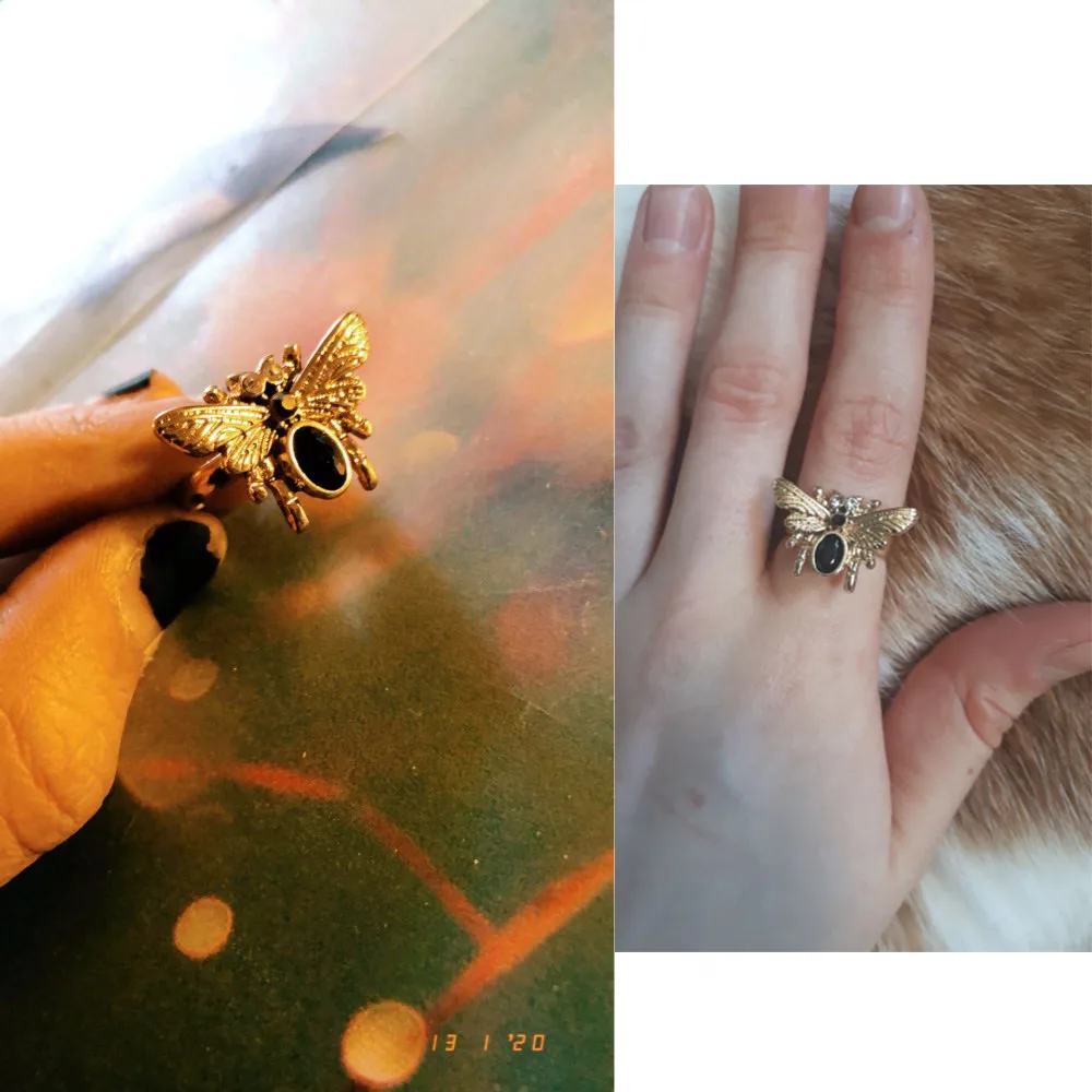 2020 НОВЫЕ ПОСТУПЛЕНИЯ Милые античный золотой цвет обшивки черный камень мед