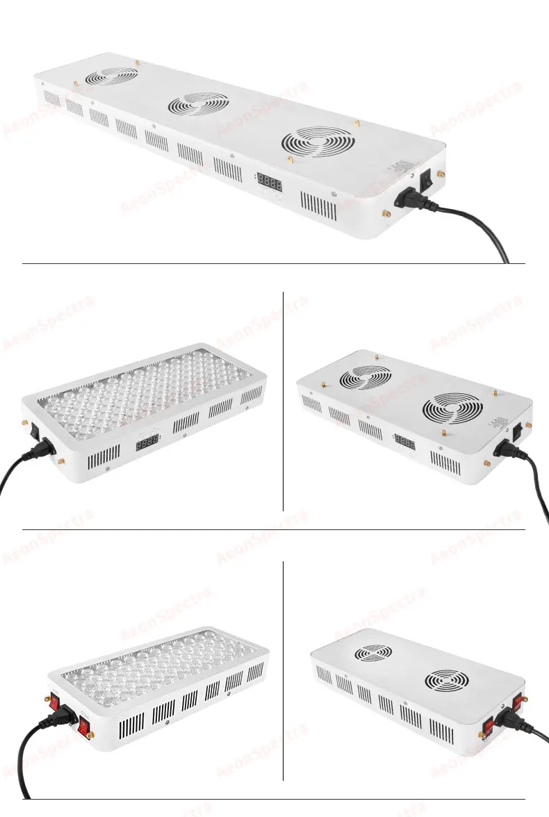 180W 300W 600W LED Red Light Therapy Deep Red 660nm and Infrared 850nm Red Therapy Lamp for Skin care and Pain