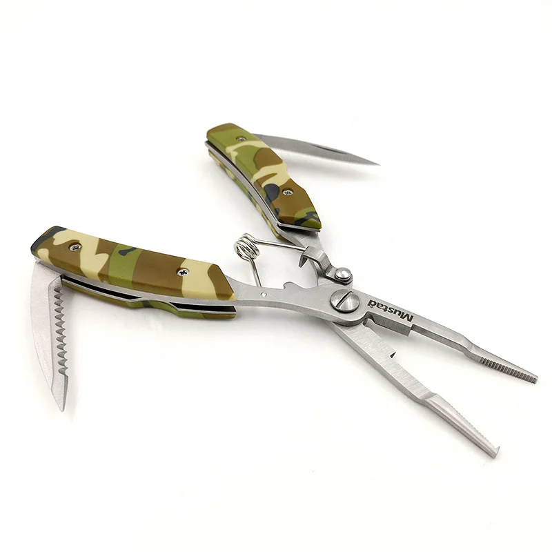 Рыболовные плоскогубцы Mustad многофункциональные из нержавеющей стали и