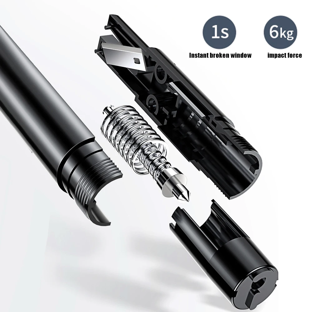 Автомобильный молоток безопасности аварийный Отбойник для стекла и окон резак