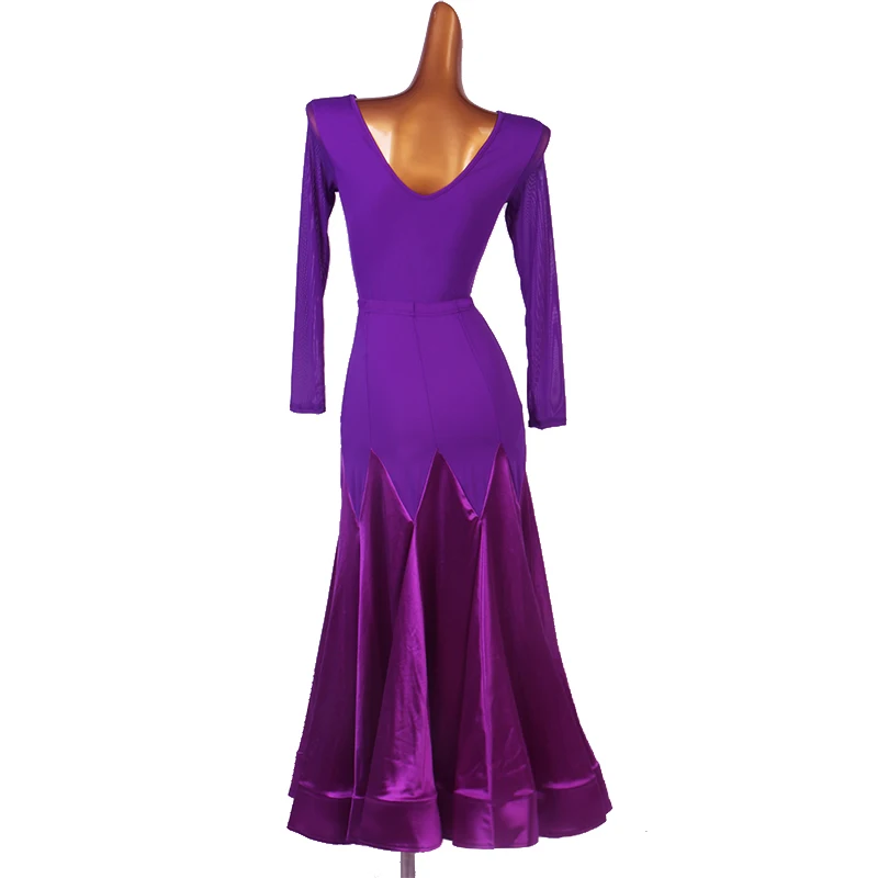 Платье для вальса стандартные танцевальные платья комплект с топом и юбкой D0313