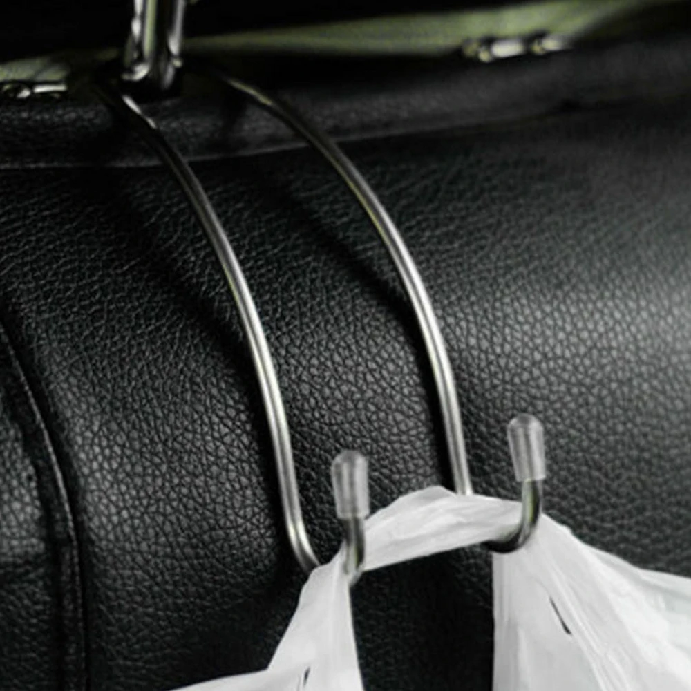 

Multi-functional Metal Auto Car Seat Headrest Hanger Bag Hook Holder for Bag Purse Cloth Storage Auto Fastener Clip Accessories