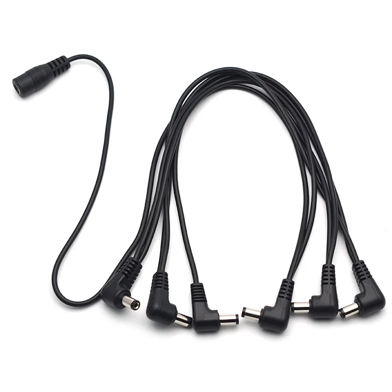 VITOOS жгут гитарный кабель черный 6 способов электрода шлейфовый для гитарной