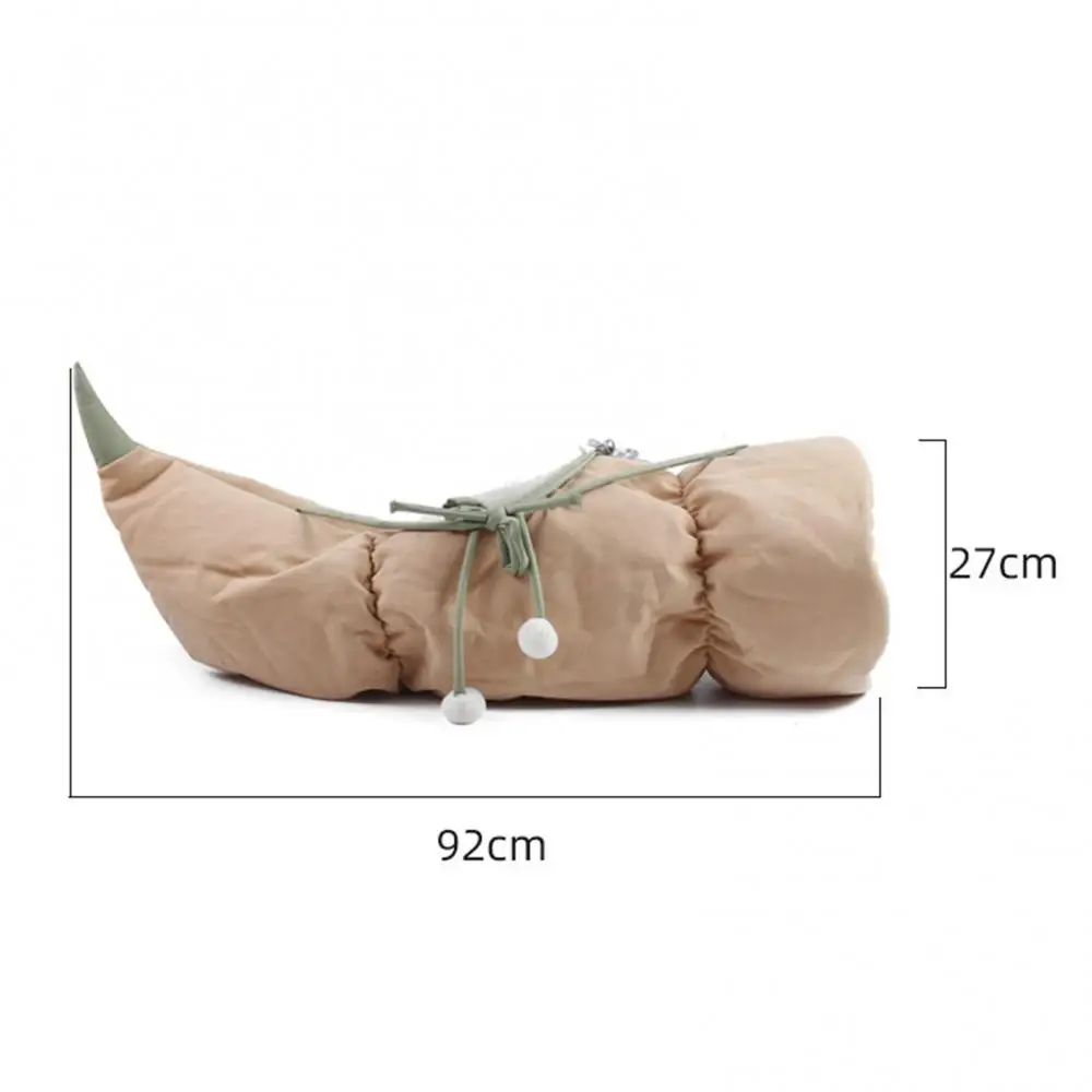 

60% Dropshipping!!Foldable Cat Tunnel Hanging Lotus Root Hammock Cattery Cradle Pet Sleeping Bag