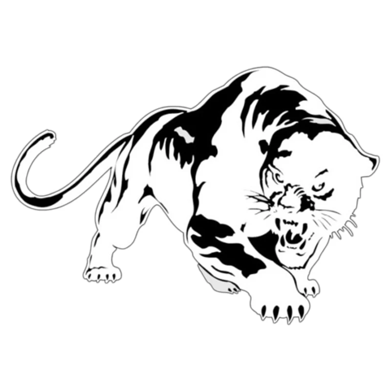 Тигр крутая наклейка на автомобиль наклейки виниловые водонепроницаемые авто