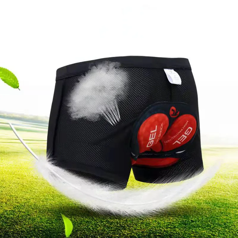 

Нижнее белье для велоспорта улучшенное 5D, противоударное нижнее белье для велоспорта, дышащие велосипедные шорты для горных и горных гонок