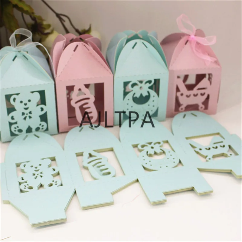 

360pcs/lot Safari Party Gift Box Birthday Party Decoration Baby Shower Birthday Gift Bag Birthday Candy Box Gift Box CT0425