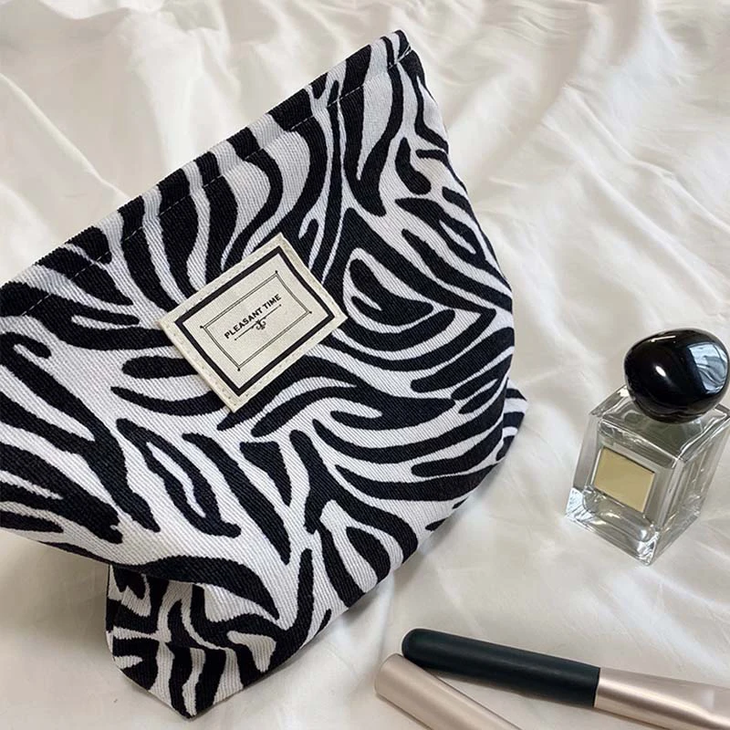 

Женская Вельветовая косметичка из хлопчатобумажной ткани, сумка для макияжа, ручная дорожная сумка, органайзер для помады, модные чехлы на ...