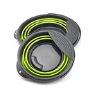 Складное ведро, портативное складное ведро, контейнер для воды с прочной ручкой для пеших прогулок, Походов, Кемпинга на открытом воздухе