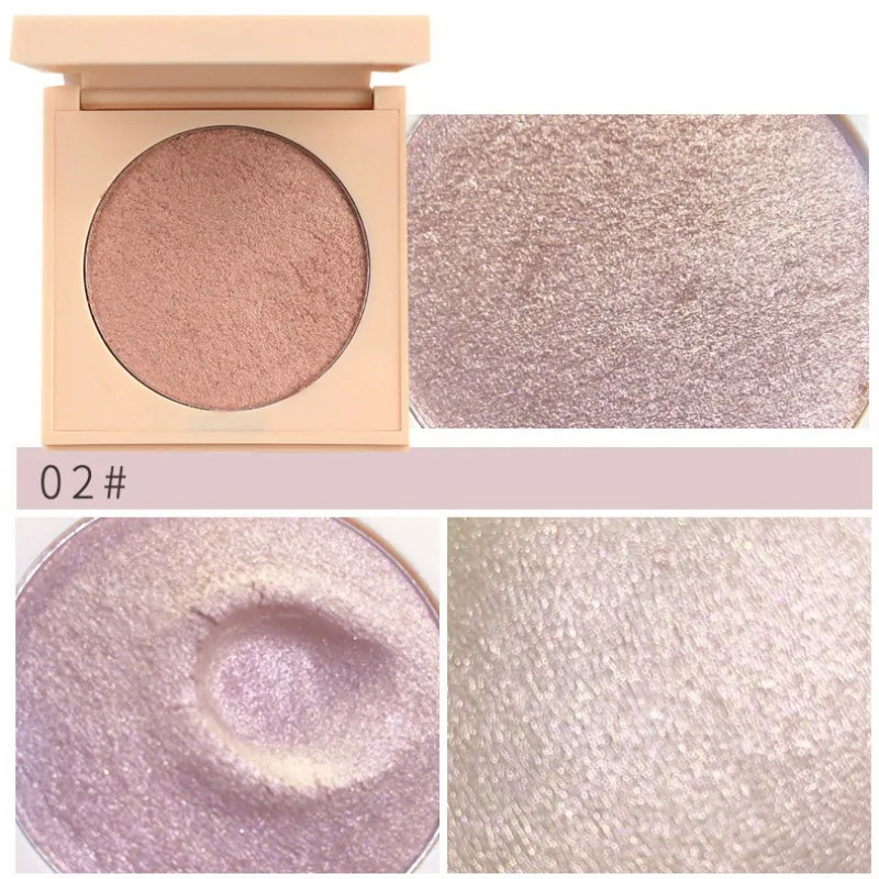 Блестящая блестящая Запеченная пудра для теней век стойкая водостойкая