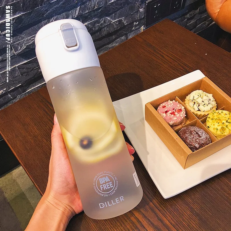 Бутылка для воды популярная серая мужская Спортивная дорожная бутылка напитков