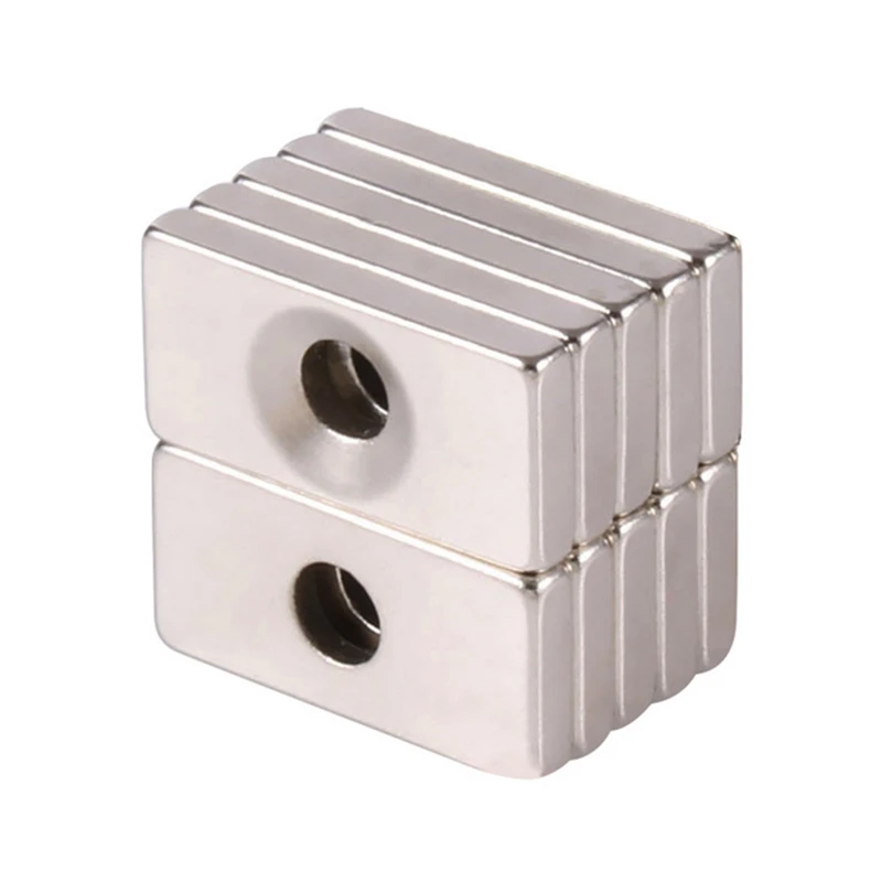 Небольшой потайной Блок Неодимовый магнит мощный редкоземельный постоянный на