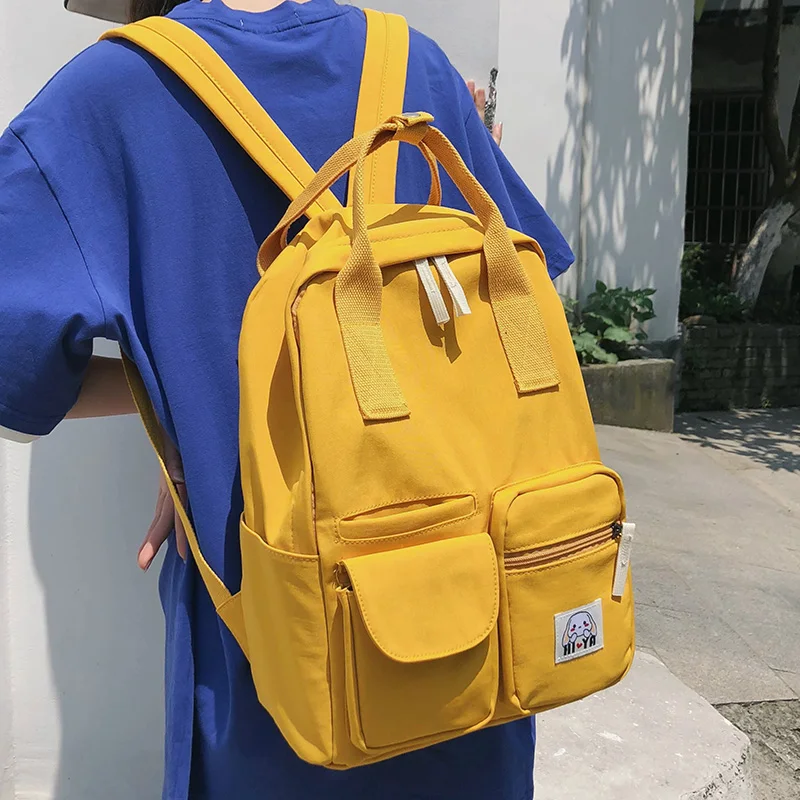 

Рюкзак женский нейлоновый, водонепроницаемый, школьный, в стиле Харадзюку