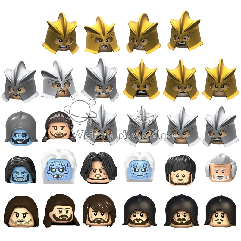 Единичная распродажа средневековые римские воины солдаты строительные блоки