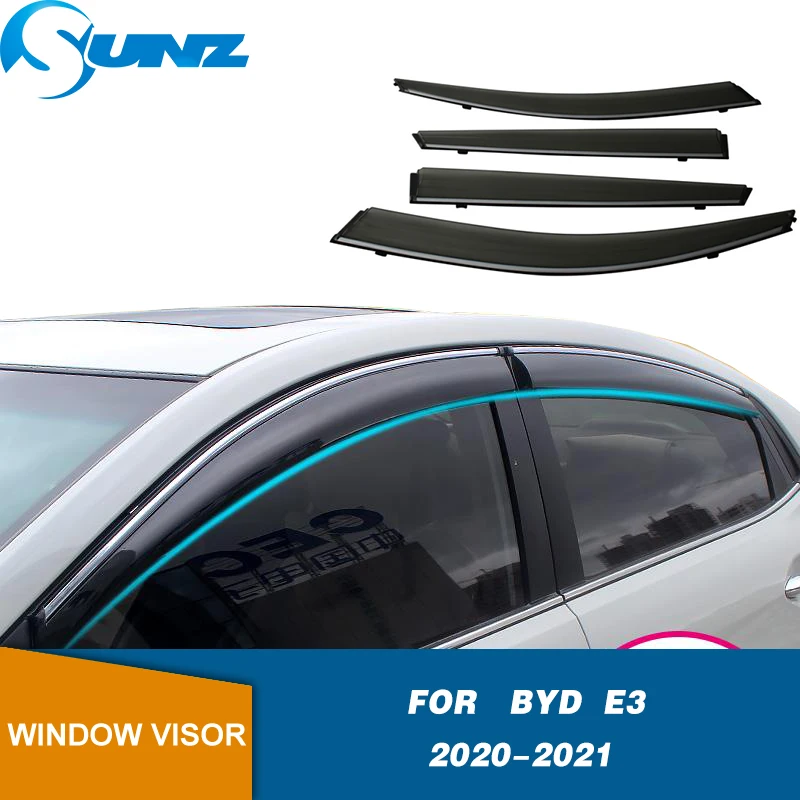 

Side Window Deflector For BYD E3 2020 2021 Window Visor Weathershield Sun Rain Deflector Guard SUNZ