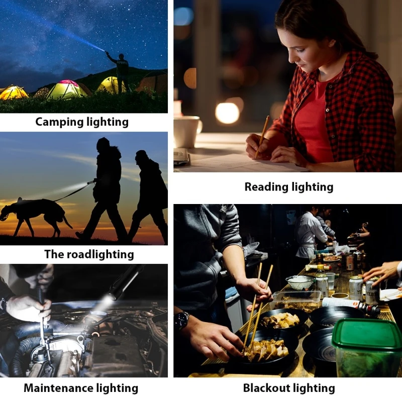 

3000 Lumens Mini Lanterns Working Inspection Torches COB LED Waterproof Multifunction Maintenance Flashlight With Magnetic Base