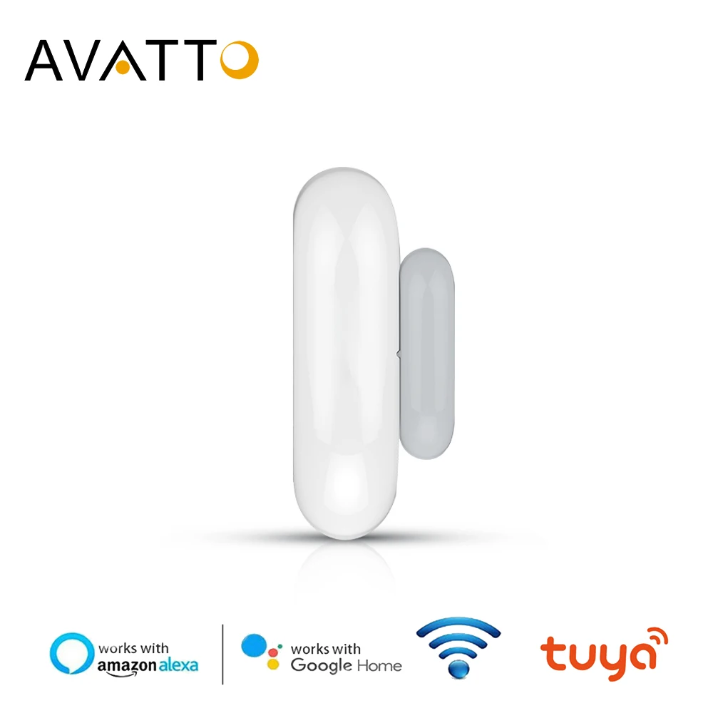 AVATTO WiFi датчик окна/двери умные детекторы с приложения Tuya уведомления батареи