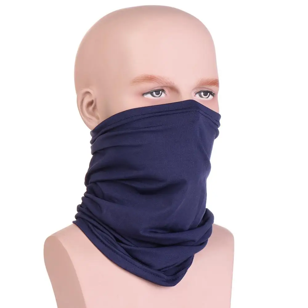 Простая камуфляжная ткань с молочным волокном Ветрозащитная маска для лица