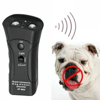 anti barking pet dog trainer led light ultrasonic gentle chase training double head trumpet laser dog repellent dog training