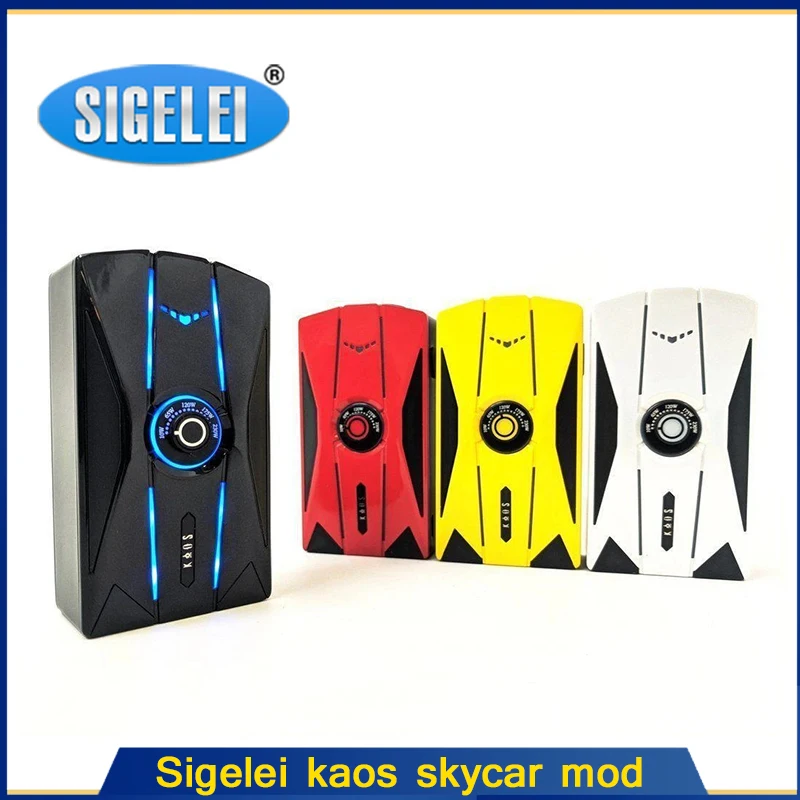 Оригинальный 230 Вт Sigelei Kaos Skycar коробка мод батарея питание от Двойной 18650 (не