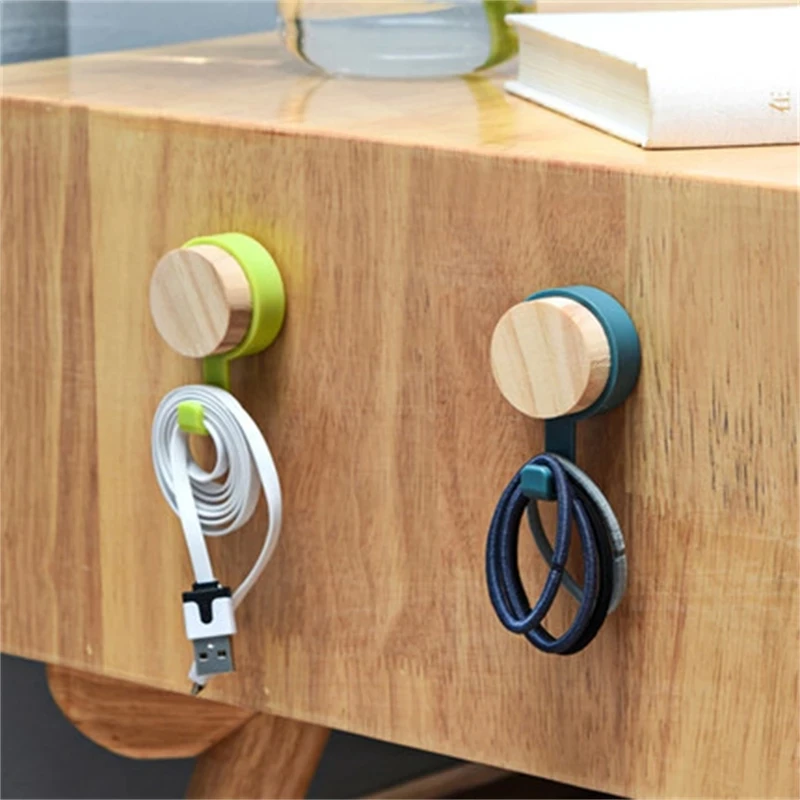 

Деревянный настенный крючок для хранения, вешалка для сумки, дверной декор для кухонных аксессуаров, Домашний Органайзер, гаджеты, удобство...