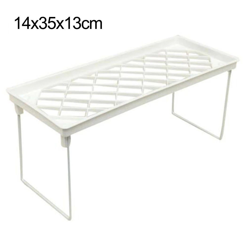 

1 яруса, Складная полка, кухонный шкаф для хранения, Штабелируемая вешалка для шкафа, Органайзер