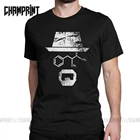 Для мужчин, чехол с принтом во все тяжкие Уолтер белая футболка одежда из хлопка Уникальный короткий рукав Футболка с круглым вырезом футболки для девочек размера плюс футболка