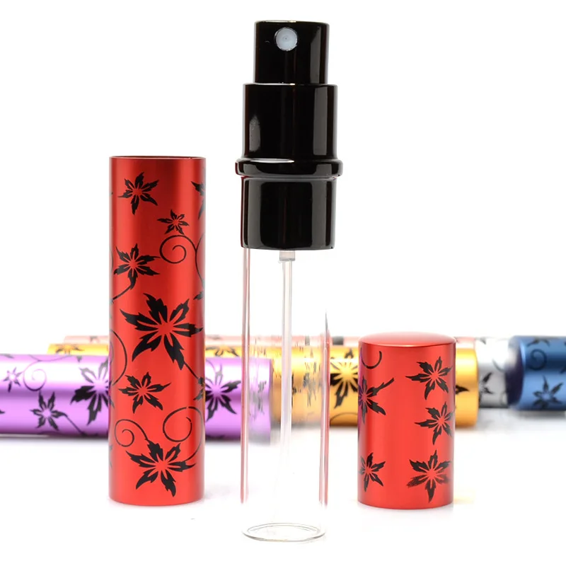8 мл многоразовый мини флакон для духов Алюминиевый распылитель портативный