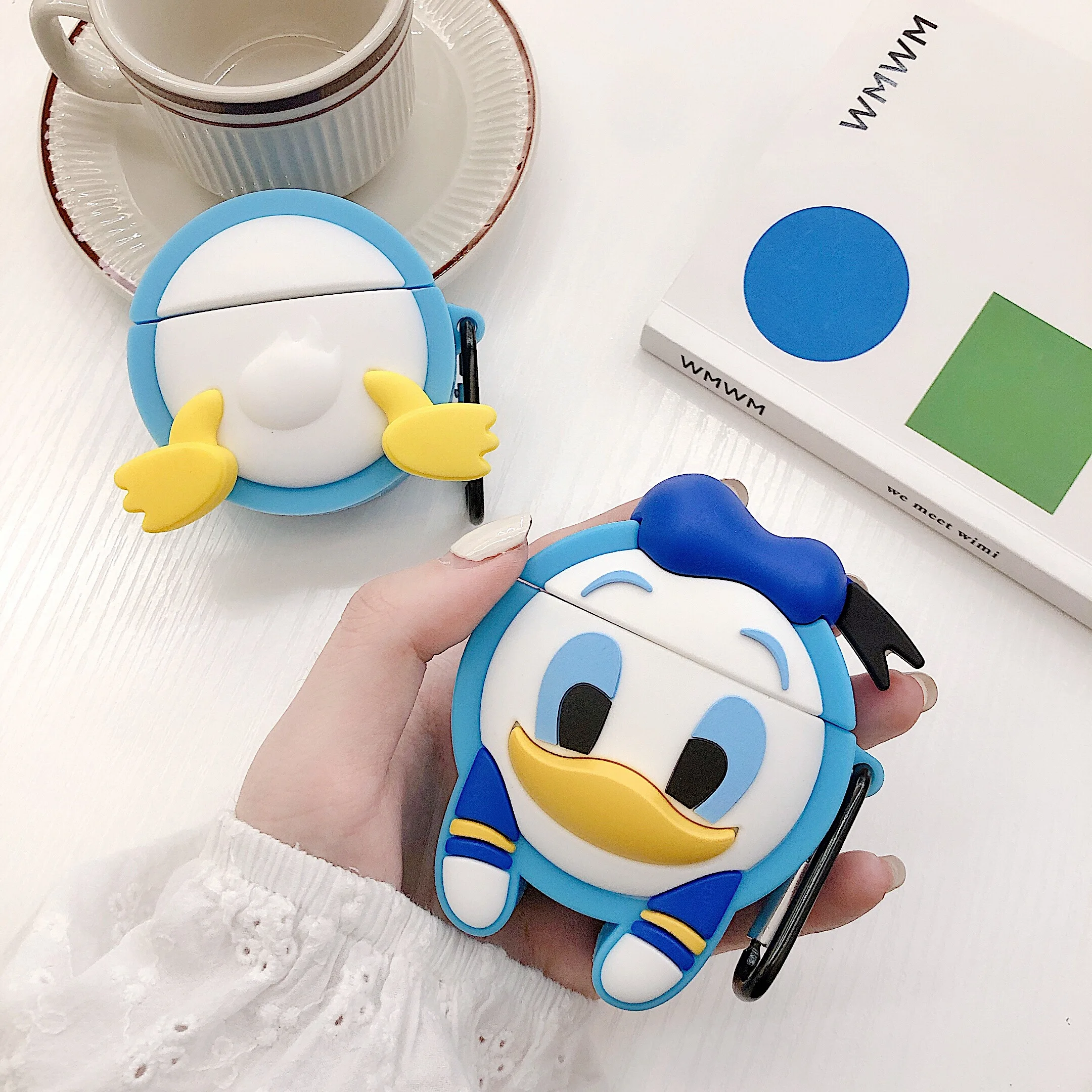 3D Забавный чехол с мультяшным Дональдом Даком защитный для наушников Huawei FreeBuds Pro 3