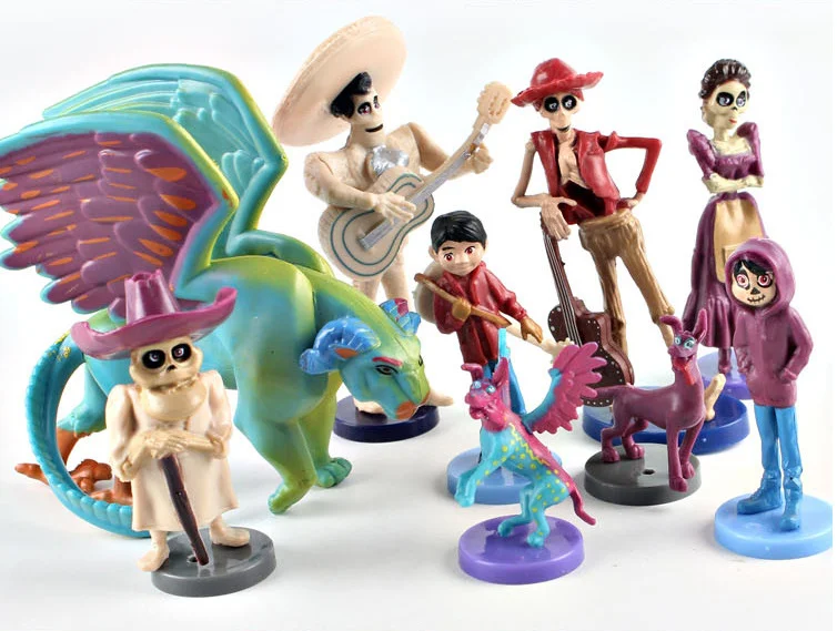 [Забавный] 9 шт./лот 5 10 см экшн фигурки из фильма Коко Пиксар Мигель Ривас