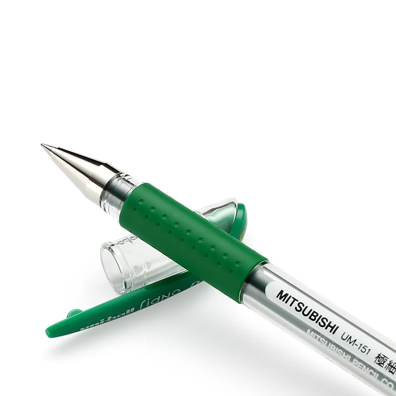 Ручка гелевая одноцветная 0 5 мм 10 шт. 17 цветов|pen 0.38|uni-ball signogel ink pen |