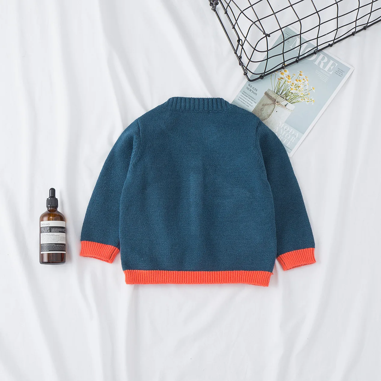 Осенние детские свитера с радужным принтом Свитера для маленьких мальчиков