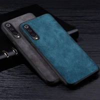 premium pu leathe phone case for xiaomi mi 9 8 10 lite se scratch resistant solid color cover for xiaomi mi 10 pro ultra case