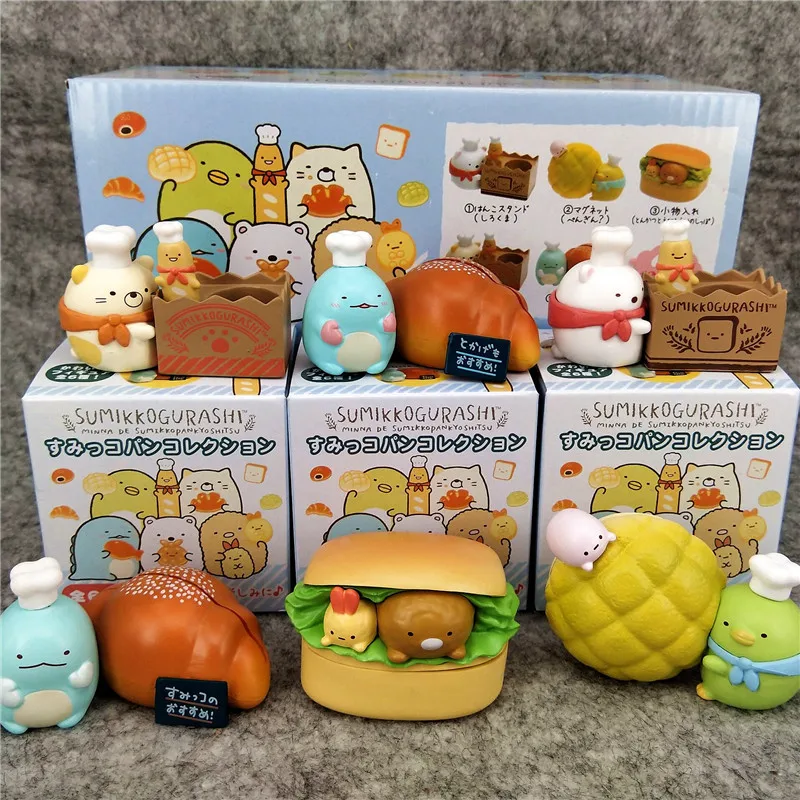 

Sumikkogurashi Figure Sumikko Simulation 5+1pcs/set Action Figure Model Toys