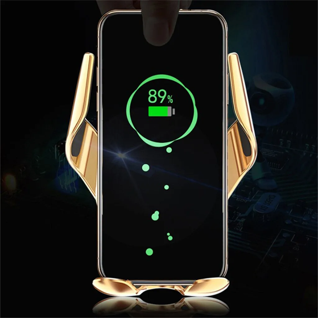 10 Вт Беспроводное зарядное устройство инфракрасный датчик с автоматическим