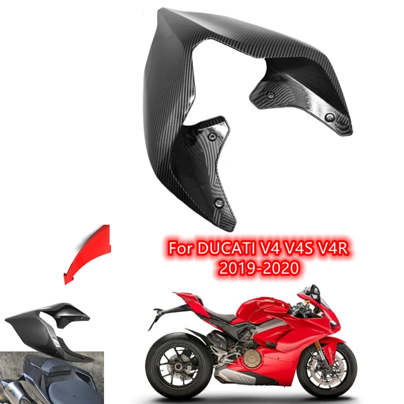 

For Ducati Panigale V4 / V4S / V4R 2018-2019 motorcycle rear seat cover or fairing accessories black carbon brazing