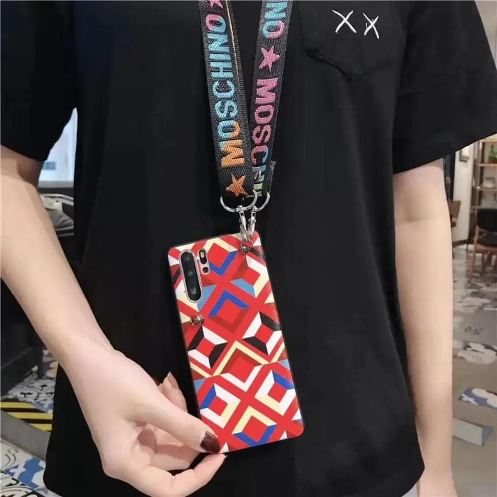 Твердый чехол с решетчатым ремешком для samsung Galaxy Note 8 9 10 Pro Note8 Note9 Note10 J530 J730 новинка