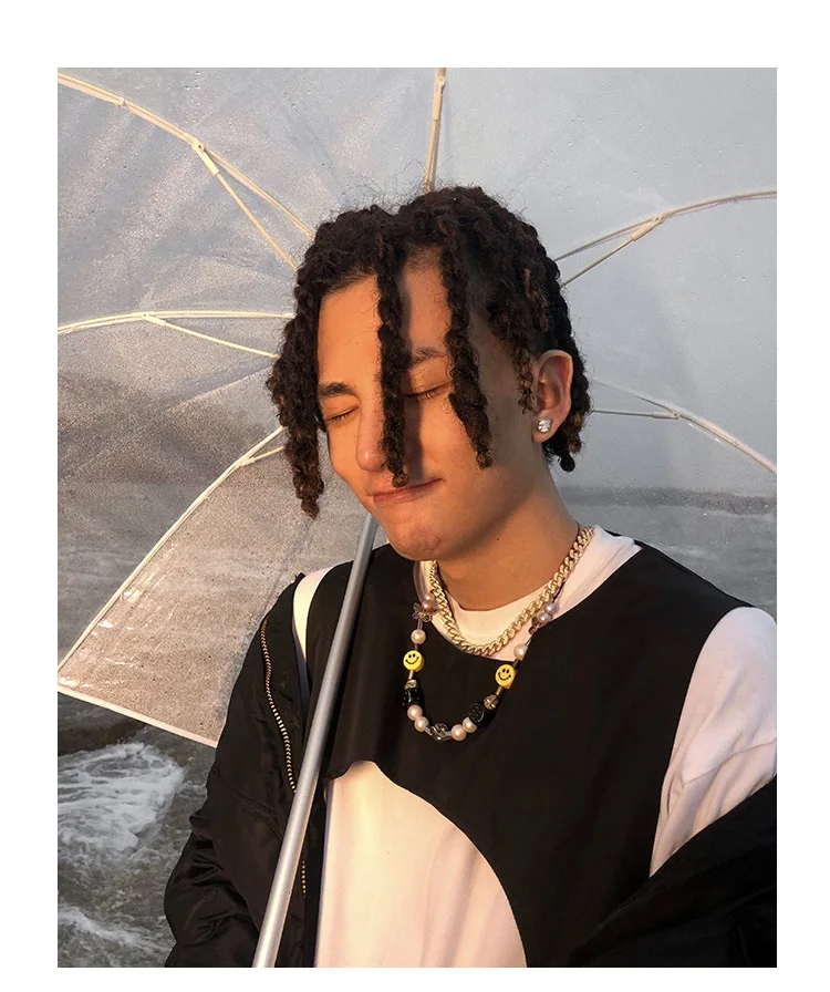 ARMNVNV Asap Rocky Taro имитация жемчуга колье «бабочка» хип-хоп Уличный танец мужчин и женщин пара смайлик ожерелье
