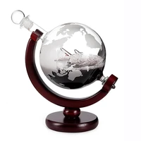 wholesale whisky globe decanter glass wine decanter etched globe decanter gift set for bar