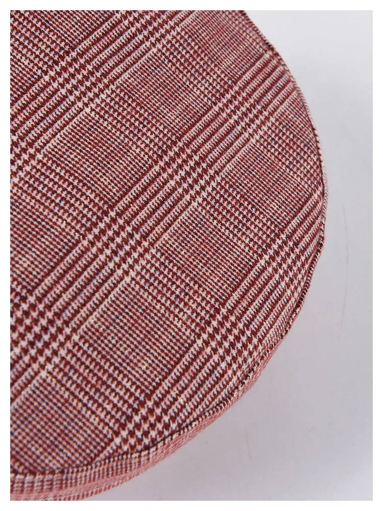 

Winter Hat Women Fashion Berets Hats For Girl Stitching Diamond Brim Caps Female Autumn Hat Military Cap Flat Cap