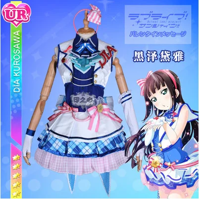 Kurosawa Dia Love Live! Sunshine! Aqours Chika Ruby Kanan Dia вы аркадная игра 3rd всех членов униформы косплей костюм - Цвет: Kurosawa Dia