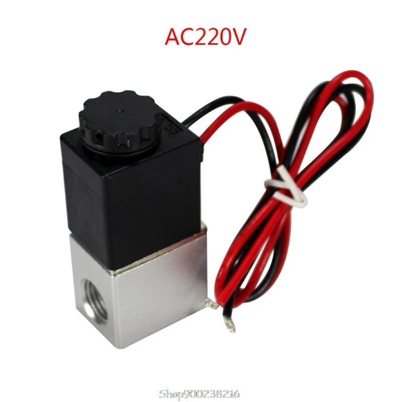 

2V025-08 Air Pneumatic Valve 1/4" Electromagnetic Solenoid Valve DC12V/DC24V/AC220V D24 20 Dropship