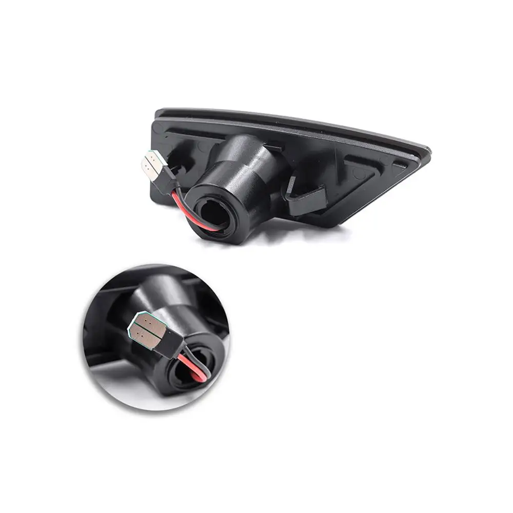 2 предмета в комплекте для Ford Ranger 2019-up дымчатые линзы светодиодный Авто Боковой