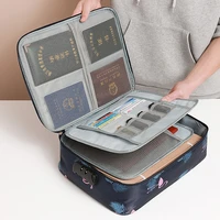 multifunction briefcase mens document organizer bag travel waterproof womens home credentials storage package accessories item