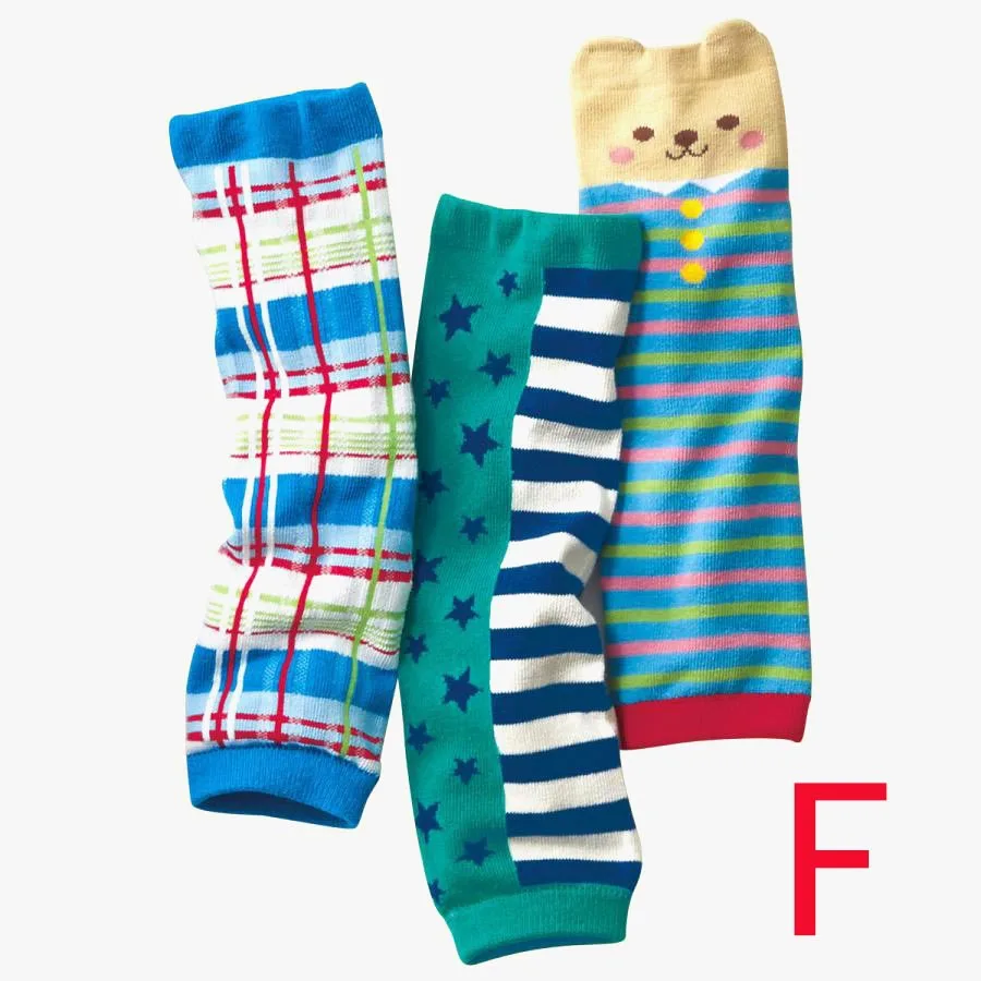 

3 Pair Kids Safety Non Slip Crawling Knee Protector Leg Warmers Baby Accessories Leggings Knee Support Protector Baby Kneecap